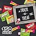 SKITTLES & STARBURST Sweet & Sour Halloween Candy Fun Size Variety Mix 4 lb Bag 150 Pieces