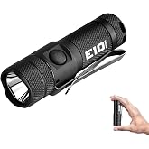 PowerTac E10-G4 1200 Lumen EDC Flashlight &ndash; Compact Magnetic Tailcap Light Rechargeable Hands-Free Flashlights