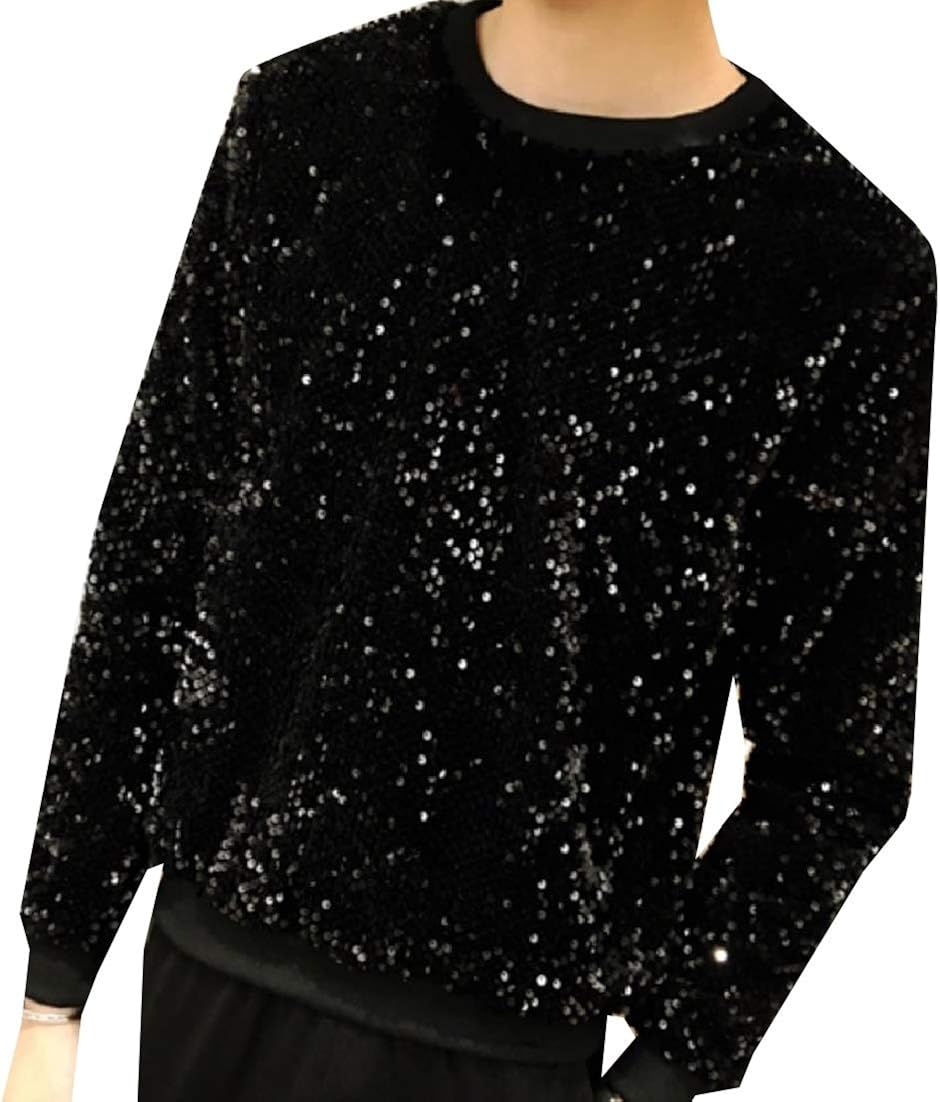 Mens sequin sweatshirt Clearance