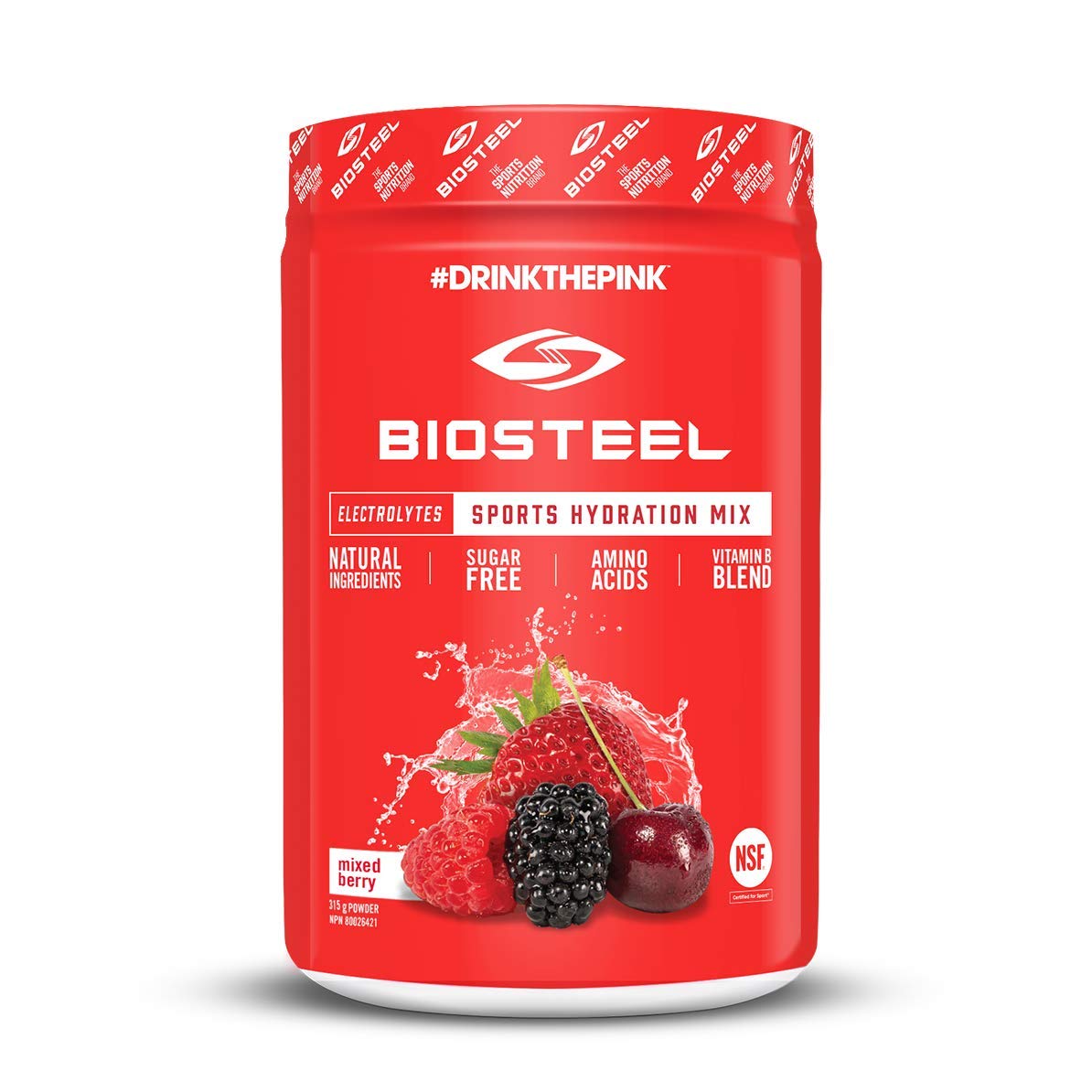 BioSteel High Performance Sports Drink Powder, Naturally Sweetened with