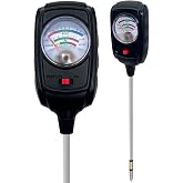 Soil Tester,3 in 1 Soil Moisture/Nutrient/Soil PH Tester Kit for Garden Nutrients,Lawn,Grass,Outdoor &amp; Indoor Plants,Soil Meter,Soil Meters