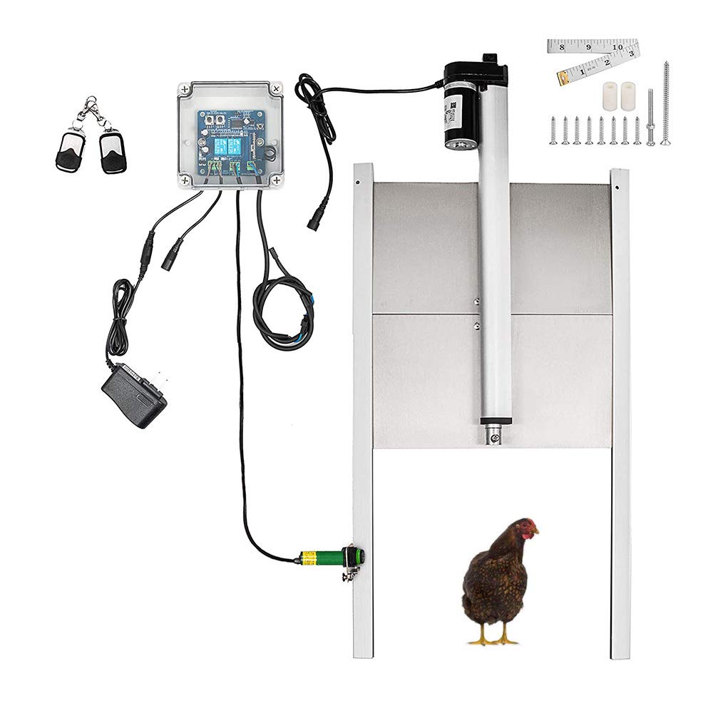 CABINAHOME Automatic Chicken Coop Door Opener Kits with