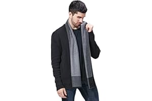 FULLRON Men Winter Scarf Soft Warm Long Cashmere Feel Scarves