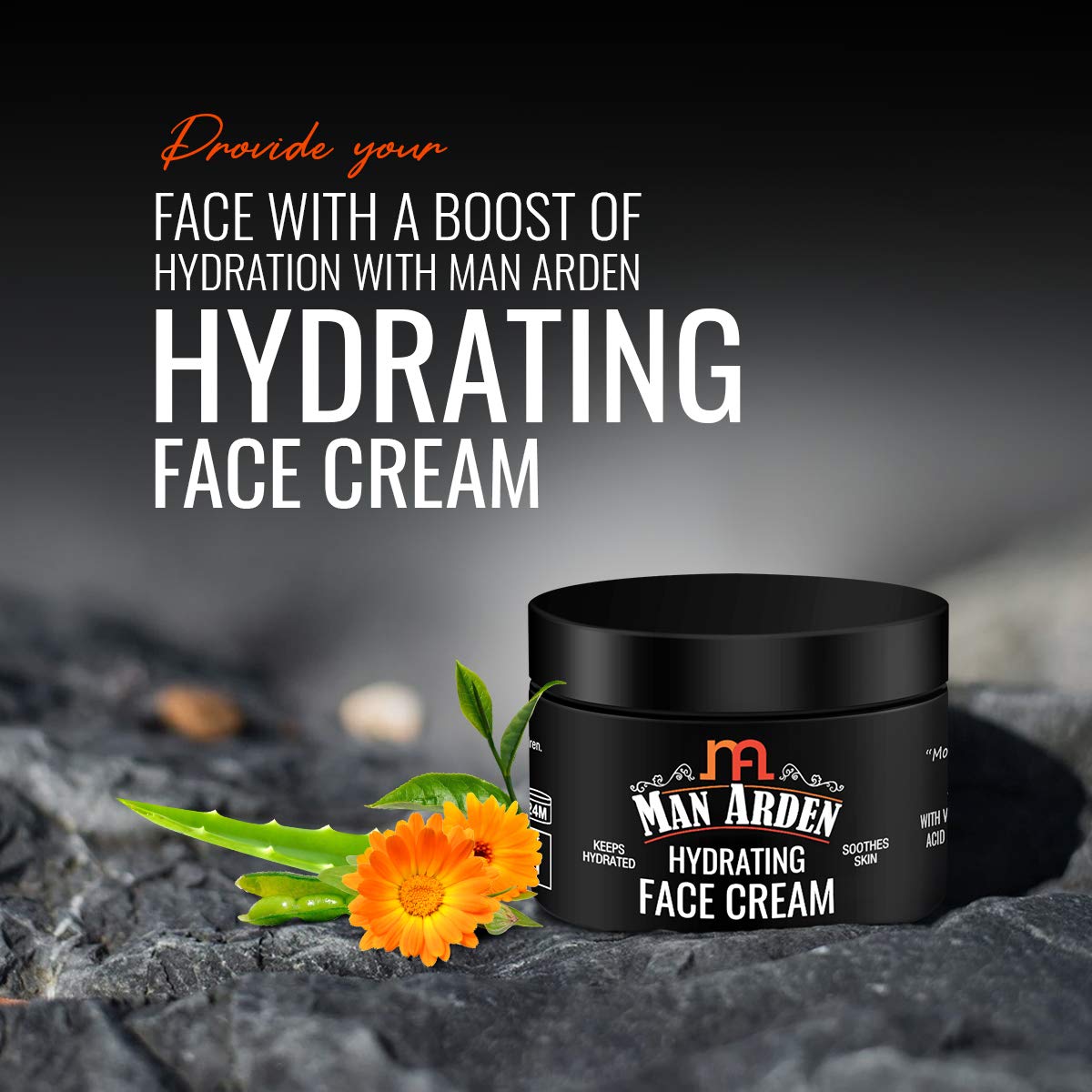 man arden hydrating face cream