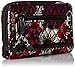 Vera Bradley Women's Cotton Turnlock Wallet, Rosewood, One Size