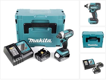 Makita Dtd 152 Rmj 18v Li Ion Visseuse A Chocs Sans Fil Avec Boitier Makpac 2x Batteries Bl 1840 4 0 Ah Li Ion Chargeur Rapide Dc 18 Rc Amazon Fr Bricolage