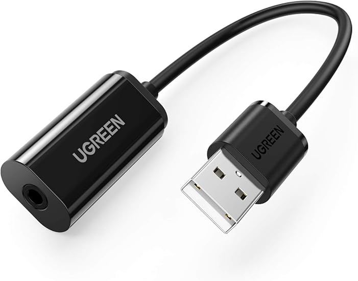 Amazon Ugreen Usb オーディオ 変換アダプタ 外付サウンドカード Usb 3 5mm ミニ ジャック ヘッドホン マイク端子 高音質 Ps5 Ps4 ブラック Ugreen 外付サウンドカード 通販