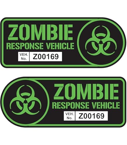 Zombie Walking Scary Dead Vinyl Decal 12" Sticker - Foto 10