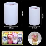 Fantasyon Pillar Candle Moulds Silicone for Wax & Resin Casting (2Pcs) view 2