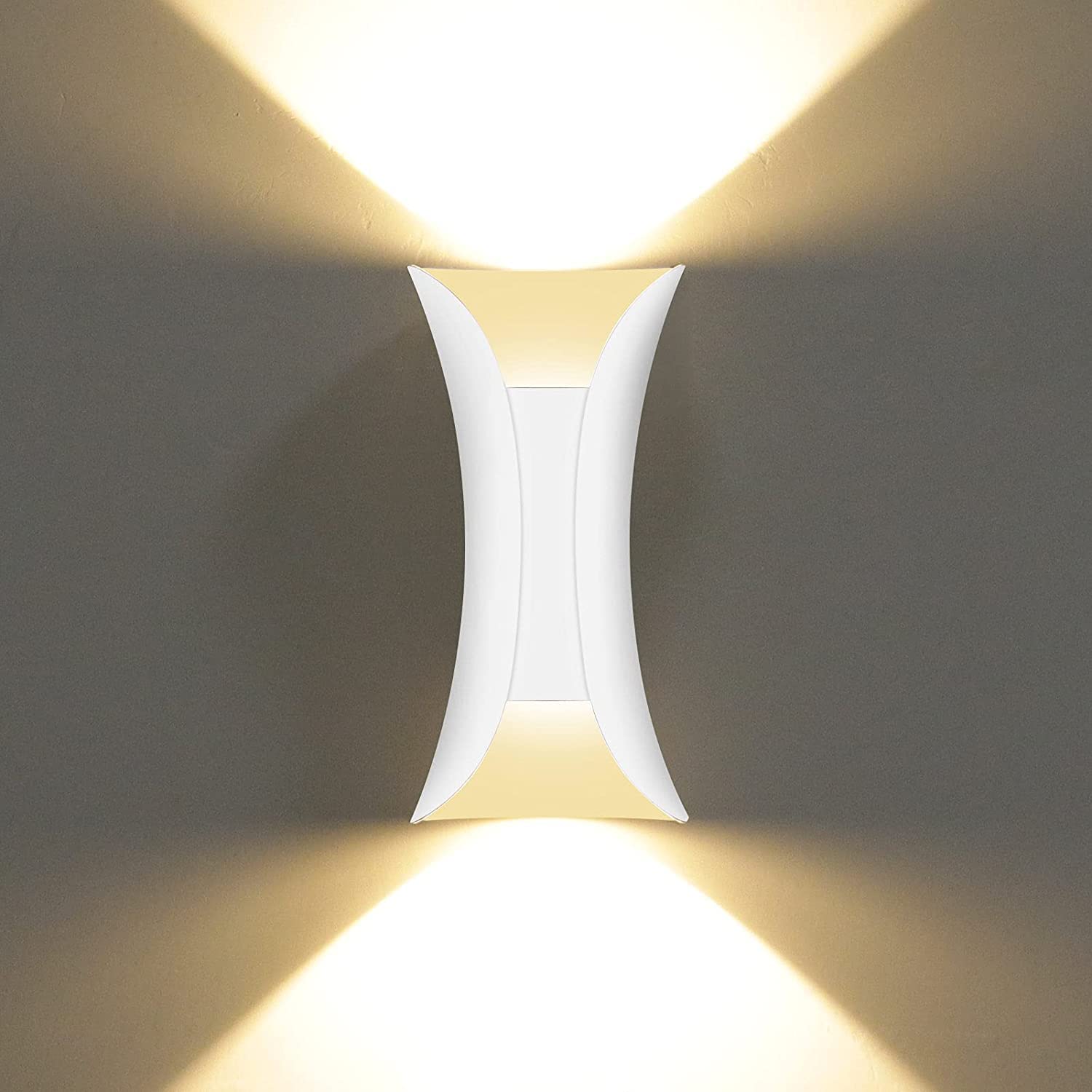 KAWELL 10W Creative Modern Wall Light LED Wall Wash Lights Waterproof IP65 Aluminum Wall Lamp LED Indoor Outdoor for Bedroom Living Room Bathroom Entrance Stairs Porch Corridor