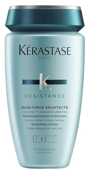 Hair Care - Kerastase - Resistance Bain Force Architecte Shampoo (For Brittle very Damaged Hair Split Ends) 250ml/8.5oz