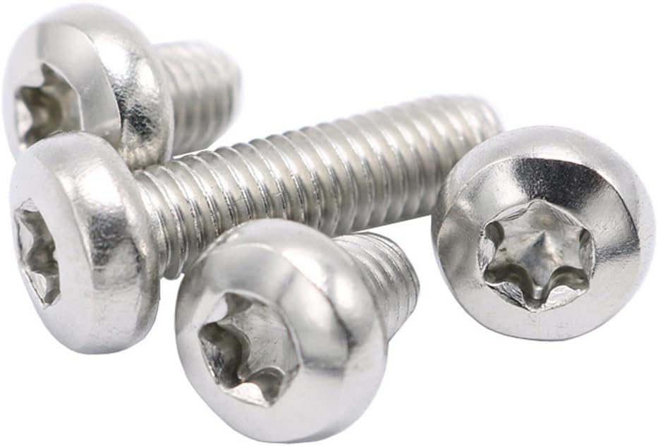 M3 Pan Head Torx Socket Cap 304 Stainless Steel Machine Screw,Pack of
