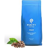 CALM Decaf Medium Roast Whole Bean (5lb Bag) | Specialty-Grade USDA Organic MWP Decaffeinated Blend | Third Party Tested for Mold, Mycotoxins &amp; Pesticides