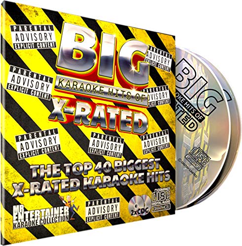 X-RATED KARAOKE CD+G (CDG) Disc Pack. 40 of the Rudest and Funniest Songs Ever! Mr Entertainer Big Hits. EXPLICIT LYRICS