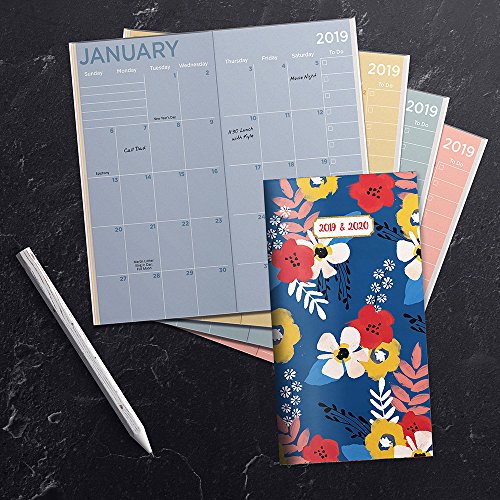 Time Factory Floral 3.5" x 6.5" January 2019-December 2020 2-Year Pocket Planner (19-7099) - Thumbnail 5