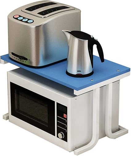 Wenzhe Etagere De Cuisine Rangement Etagere D Angle Four Micro Onde Assaisonnement Demeler Accueil Restaurant Bois 6 Couleurs 60x38x40cm Couleur Bleu Taille 60x38x40cm Amazon Fr Cuisine Maison