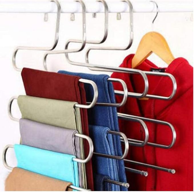 Pack 5 Perchas Antideslizantes Para Ahorrar Espacio – Ideales Para Armario Y Secado