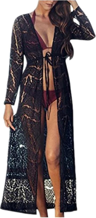 copricostume lungo pizzo