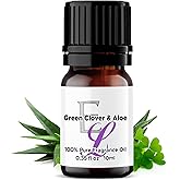 Eclectic Lady Fragrance Oil - 10 ml Fresh Green Clover & Aloe Blend for Diffusers, Candles & Home Scents