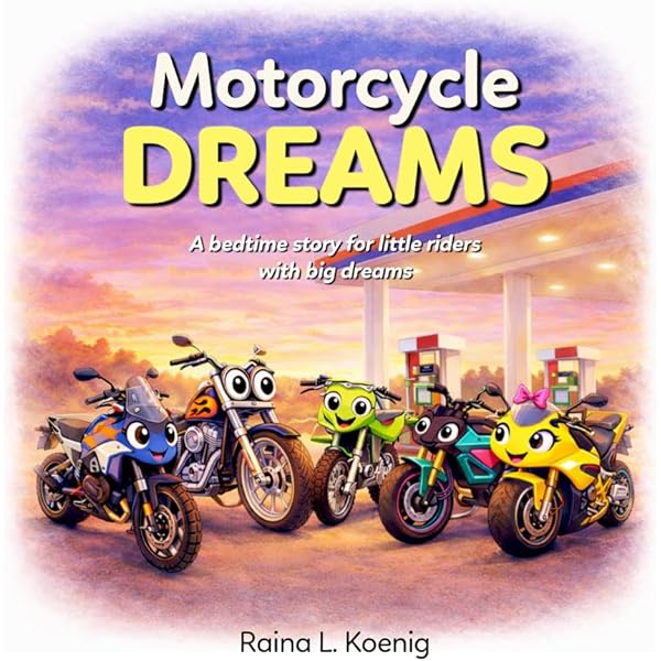 MY FIRST BOOK OF MOTORCYCLES: Colorful illustrations of all types