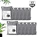 12 Pack Natural Bamboo Activated Charcoal Air Purifying Bags, Shoe Deodorizer and Odor Absorber for Closets, Wardrobe and Drawers, Car Freshener Bags (2 x 200G,10 x 75G)