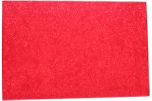 YIJUNHUI 11.6"x17" DIY Guitar Bass Pickguard Blank Material Sheet - Scratch Resistant Backplate for Strat/Tele Guitars & Jazz/P Bass (Red pearl)