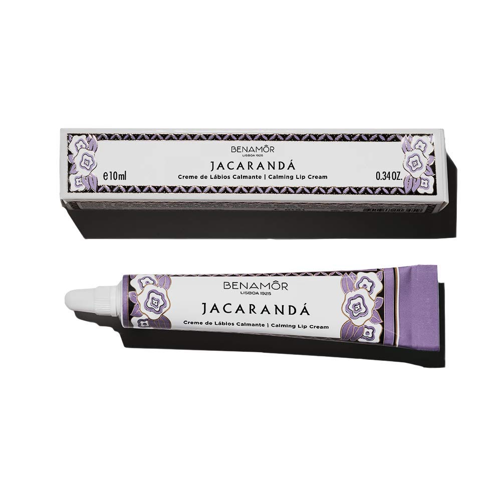 Benamôr - Jacarandà Lip Cream - 99% Natural Ingredients - Hydrate, Calm - Shea Butter, Aloe Vera, Argan Oil, Coconut and Sweet Almond - Paraben Free - 10ml Tube