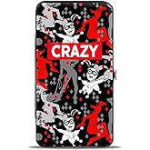 Buckle-Down Women's Hinge Wallet-Harley Quinn, 7" x 4"