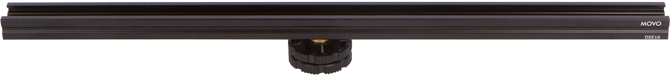 Movo DSE16 Accessory Cold Shoe Metal Extension Bar Bracket for Lights, Monitors, Microphones and More (40cm)