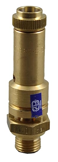 TÜV Sicherheitsventil Überdruckventil Kompressor 8 bar G 1/2'