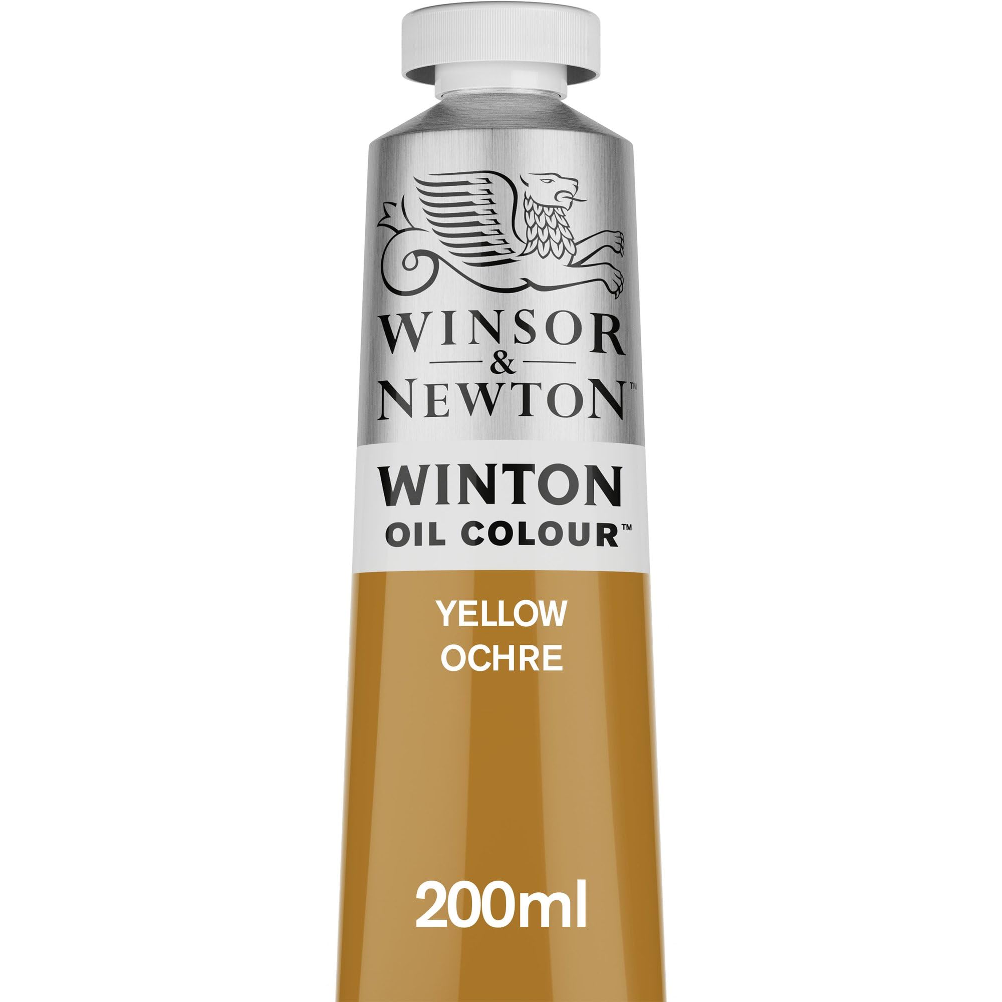 Winsor & Newton Winton 200ml Oil Colour - Yellow Ochre,1437744 — image 1