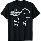 Funny Geek Programmer Nerd Dad Men Father Developer Computer T-Shirt
