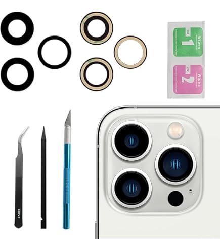 Amazon.com: 3 Pcs 13 Pro Camera Lens Glass Replacement for iPhone