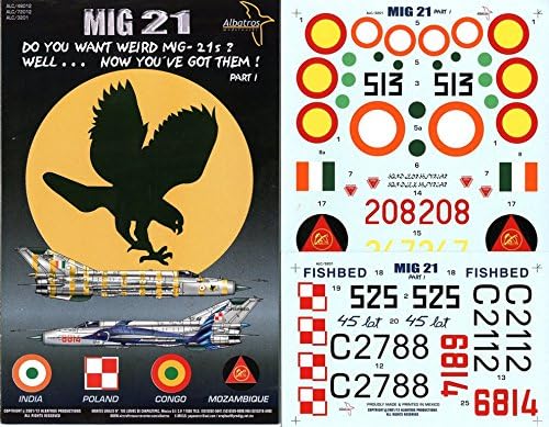 Albatros Modelworks 1:32 MiG-21 Part 1 Decal #ALC3201