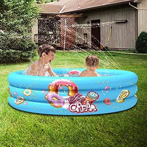 Greenpse Inflatable Kiddie Pool for 