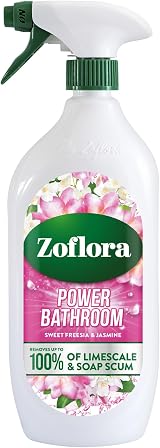 Zoflora Sweet Freesia & Jasmine Bathroom Cleaner 800ml - Limescale Remover view 1