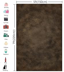 5x7ft Dark Brown Mottled Texture Photography
