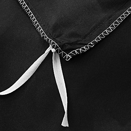 Word of Dream Brushed Microfiber Duvet Cover Set - Lightweight and Soft - Full/Queen, Black