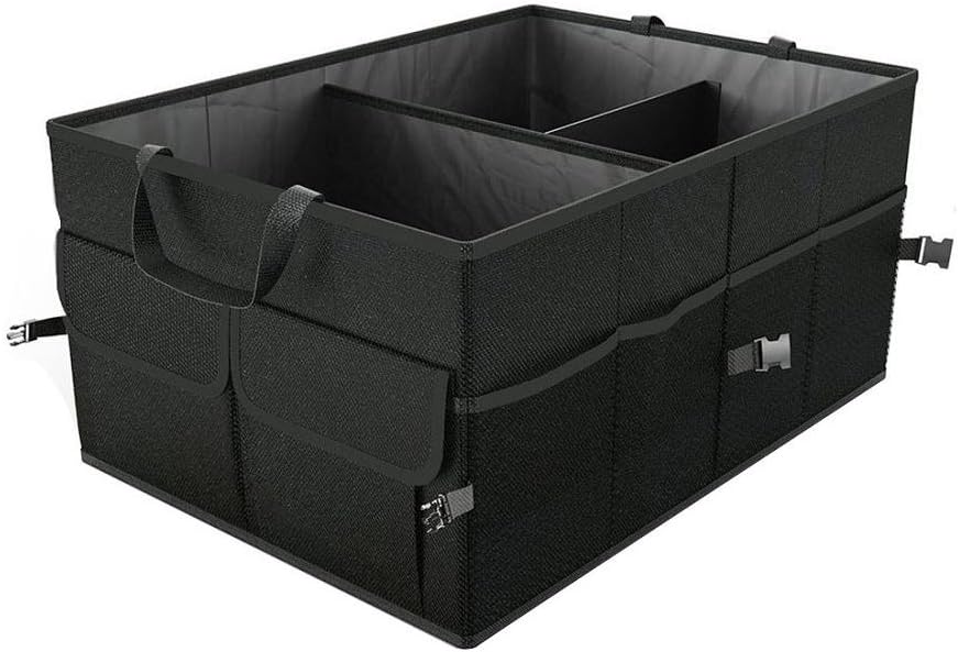 Deggodech Car Boot Organiser 56CM Multipurpose Foldable Car Storage Boot Organiser Box, Durable Heavy Duty Auto Car Boot Bag Shopping Tidy Storage