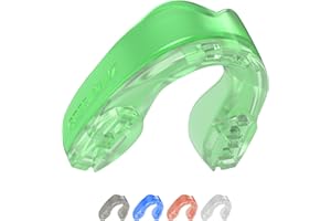 SafeJawz Elements EARTH Dual Layer Mouthguard Premium Protection Adults and Junior Gum Shield with Case for Boxing, MMA, Rugb