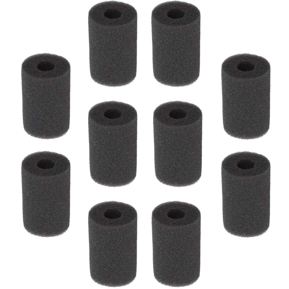 No Pack of 10 Fish Tank Pre-Filter Sponge Roll, Aquarium Filter Sponge, Foam Cartridge Replacement Filter for Aquarium, Protection Against Accidental Suction of Fish Shrimp