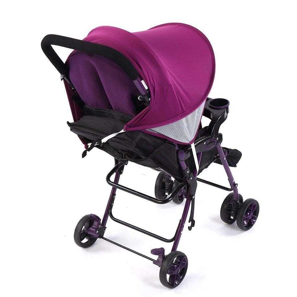 Sun Shade Stroller Baby, Pushchair, Buggy and Carrycot/Stroller Baby Sleep Aid 33.46 * 18.9in (Black)
