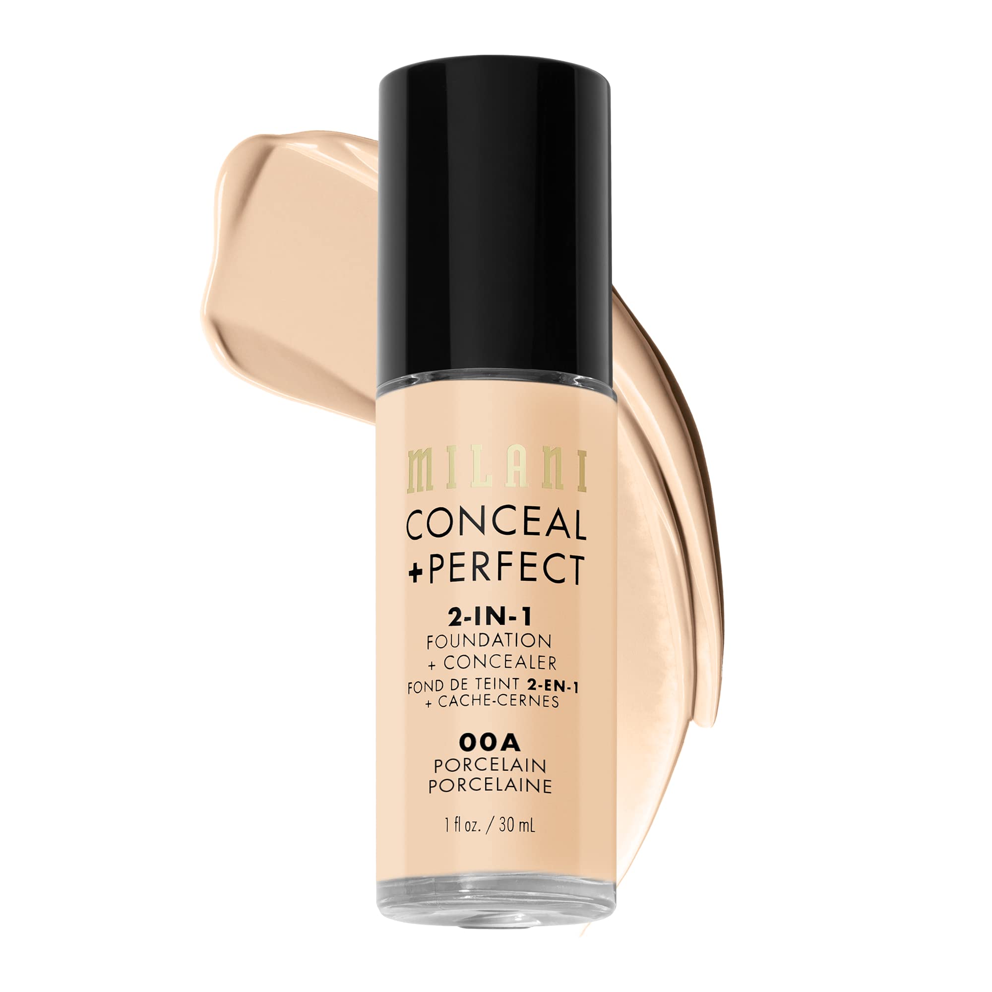 Milani 2-In-1-Foundation +Concealer-Porcelain