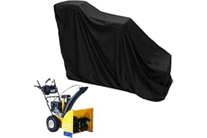 Snow Blower Cover, Waterproof Snow Thrower Cover, Heavy Duty 210D Oxford Cloth Replace Protector Cover for Electric Snow Thro