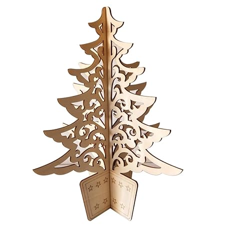 Scdincier Decorazioni Per Albero Di Natale 3d Fai Da Te In