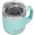 YETI Rambler 10 oz Stackable Mug, Vacuum Insulated, Stainless Steel with MagSlider Lid, Seafoam