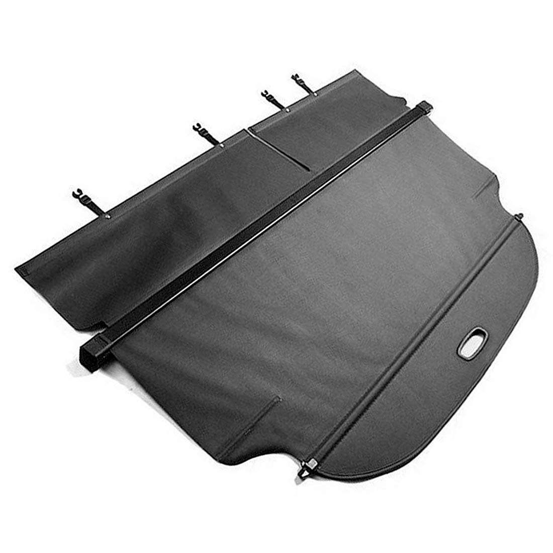 OREALTOOL Rear Shelf Retractable Trunk for 2006-2012 Black Cover Package Cargo Shell Luggage Cover Cargo Trunk Cover