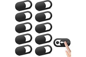 Webcam Cover Slide, 10 Pack Ultra Thin Web Camera Cover Slide for MacBook, iPad, iPhone, Laptop, Desktop, PC, Protect Your Pr