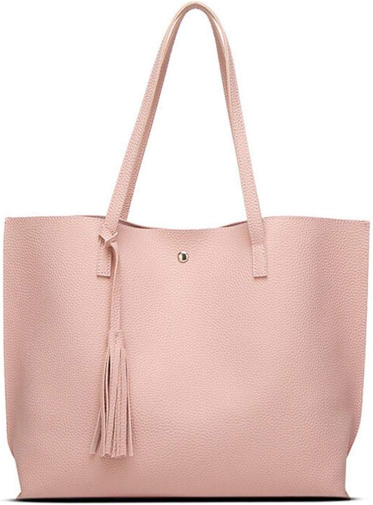 pink leather tote bags