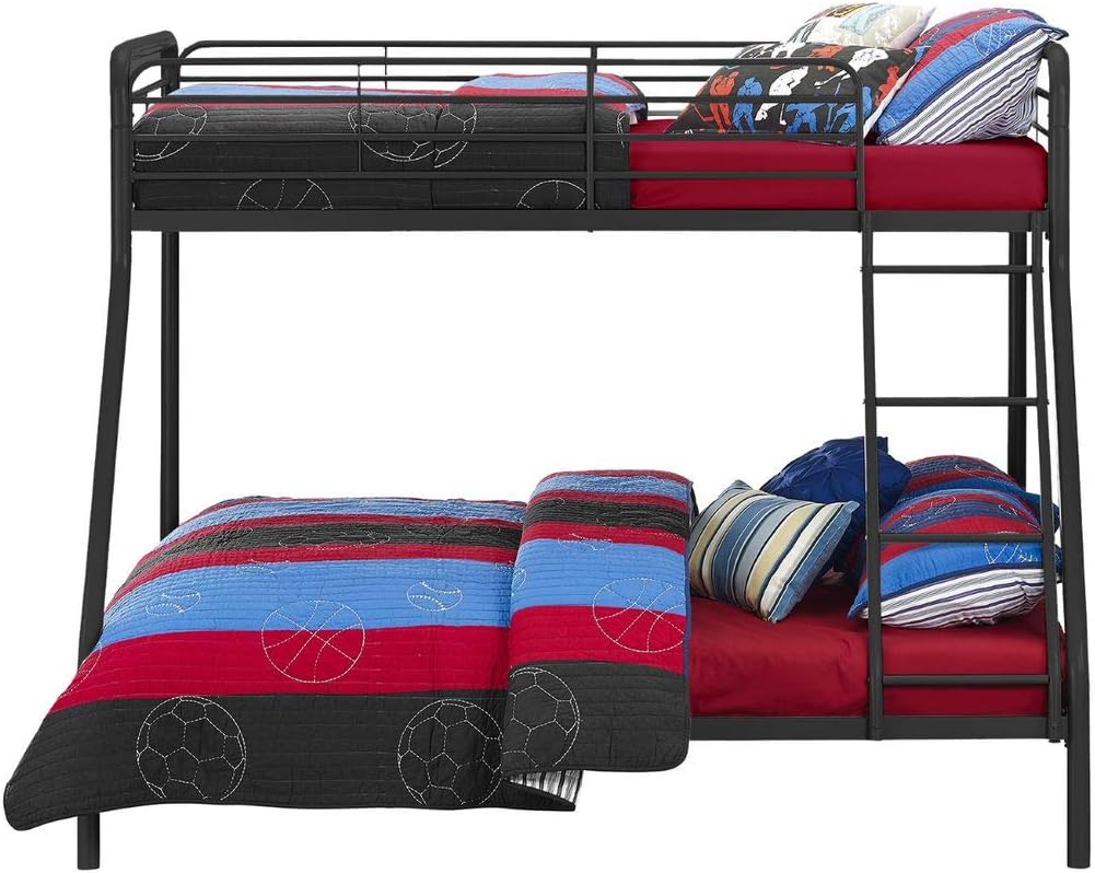 DHP Furniture Bunk Bed Black Single Over Double - Image 5